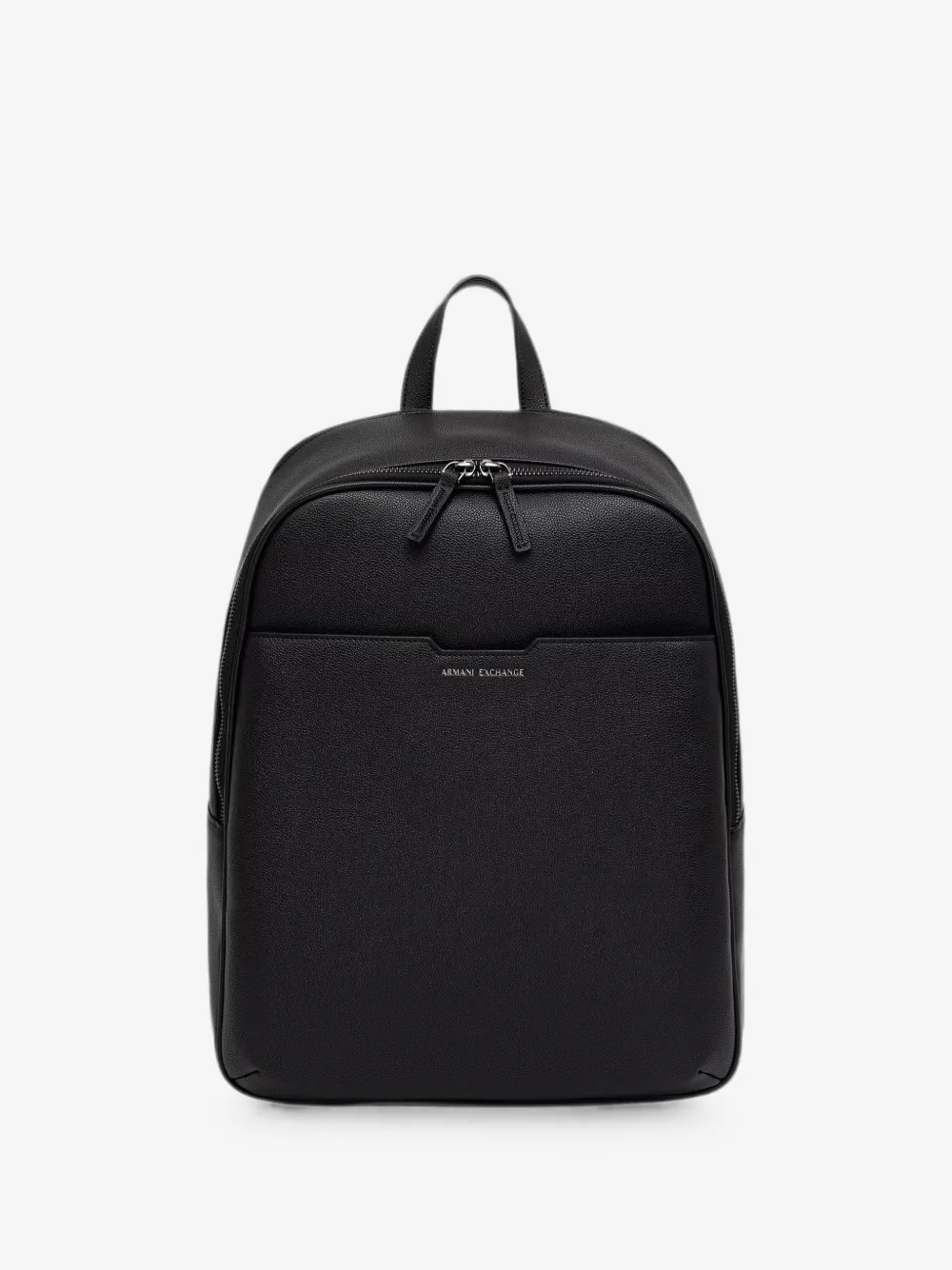 Armani Exchange рюкзак из зернистой кожи с логотипом | черный | Image 1