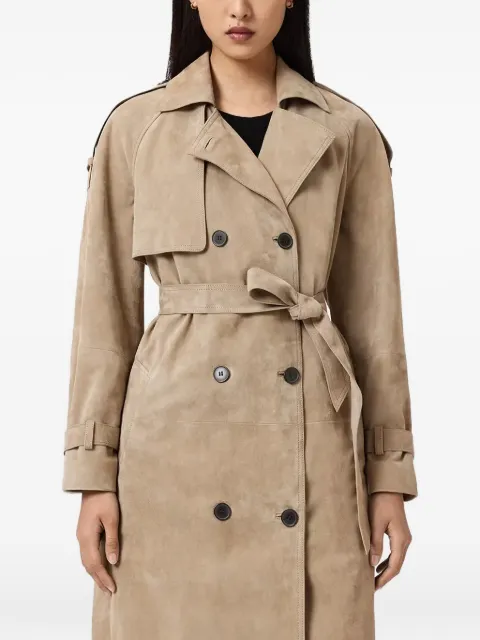 AllSaints gabardina Reed con doble botonadura