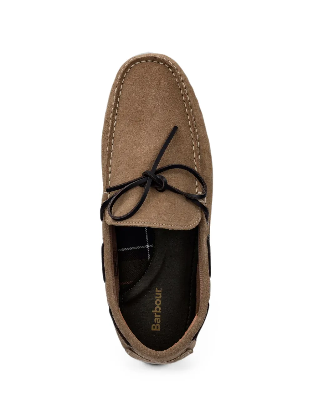 Barbour Courage Driving leather boat shoes Beige