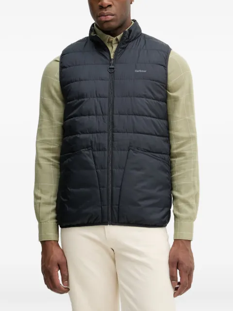 Barbour reversible high-neck quilted gilet