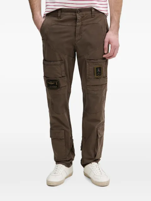 Aeronautica Militare logo-patch panelled cargo pants