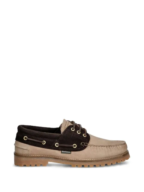 Barbour Re-Engineered Deck leather boat shoes