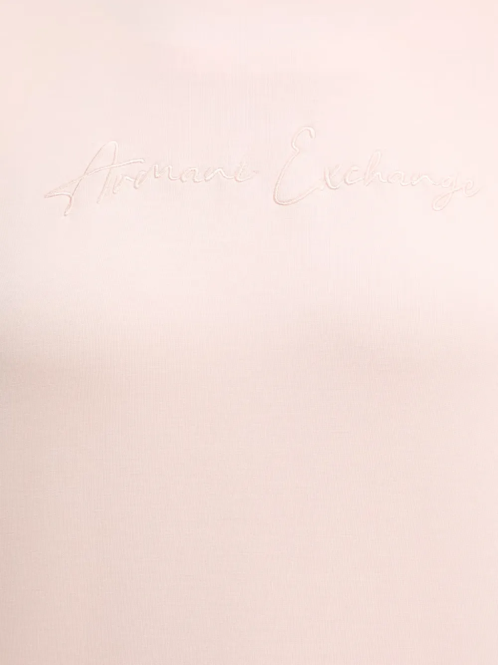 Armani Exchange Sweater met geborduurd logo Roze