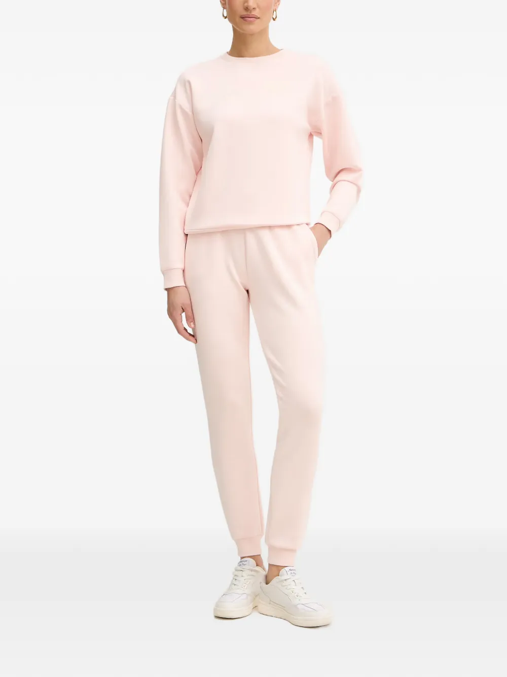 Armani Exchange Sweater met geborduurd logo Roze