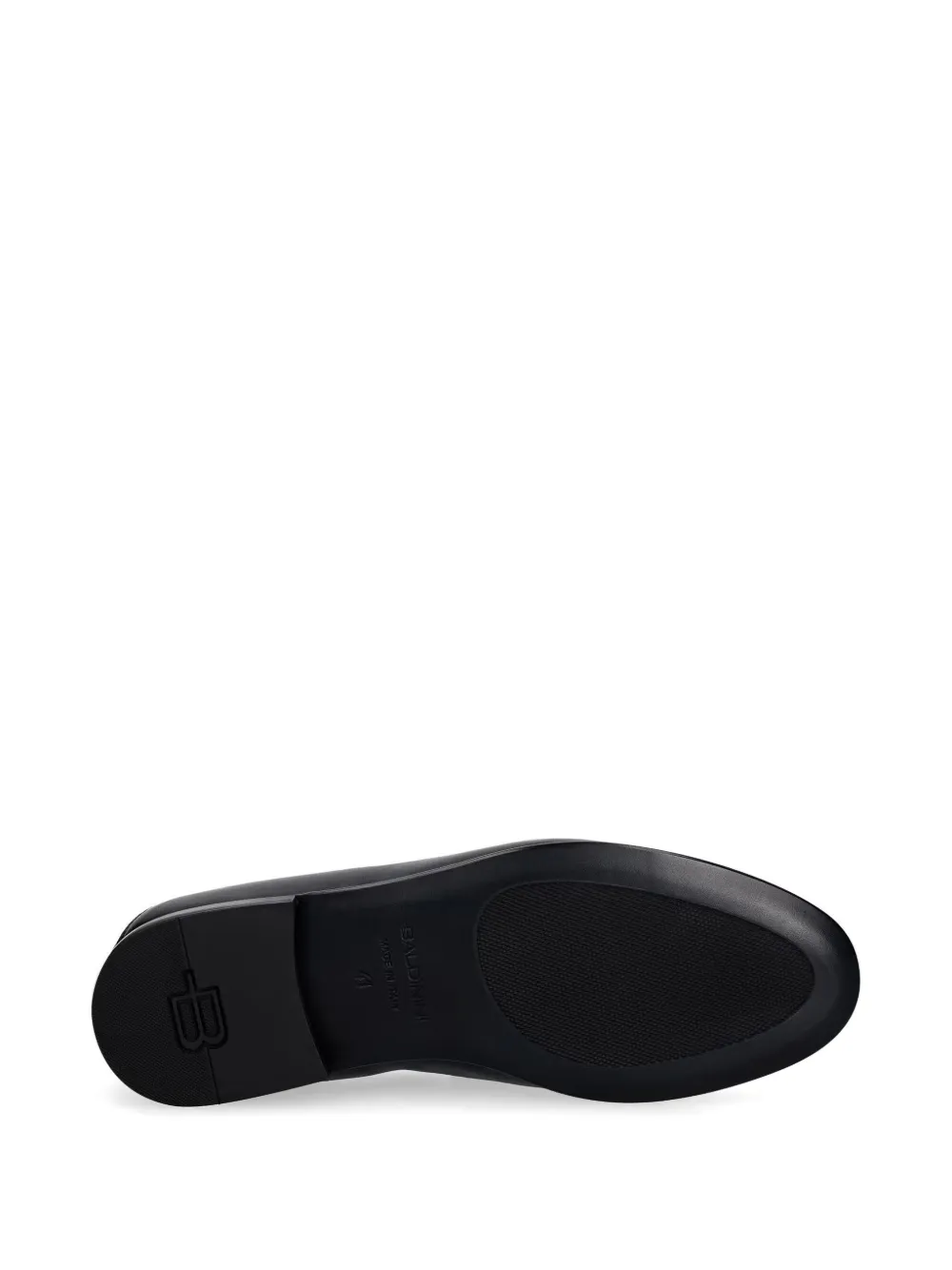 Baldinini Loafers met bandje en ronde neus Zwart