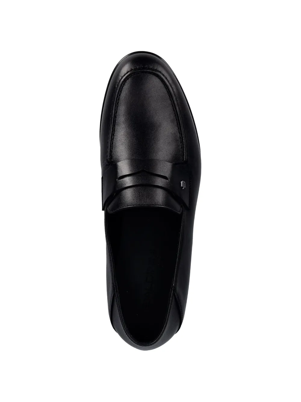 Baldinini Loafers met bandje en ronde neus Zwart