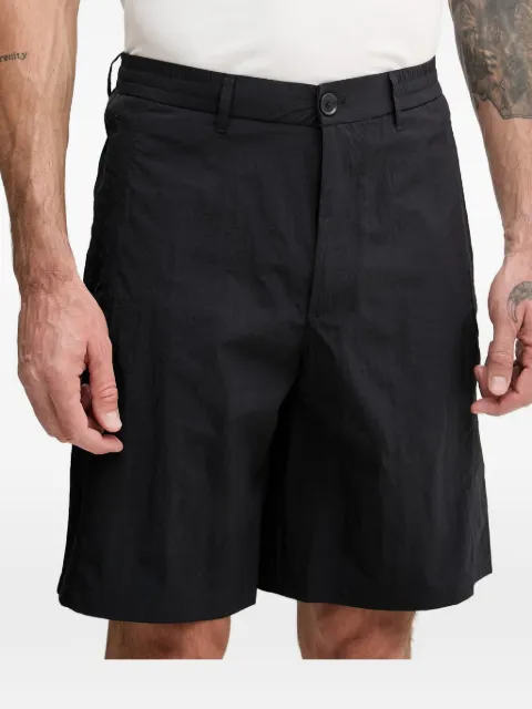 Armani Exchange logo-plaque elasticated-waistband shorts