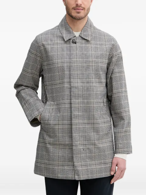 Barbour Roking check-pattern single-breasted coat