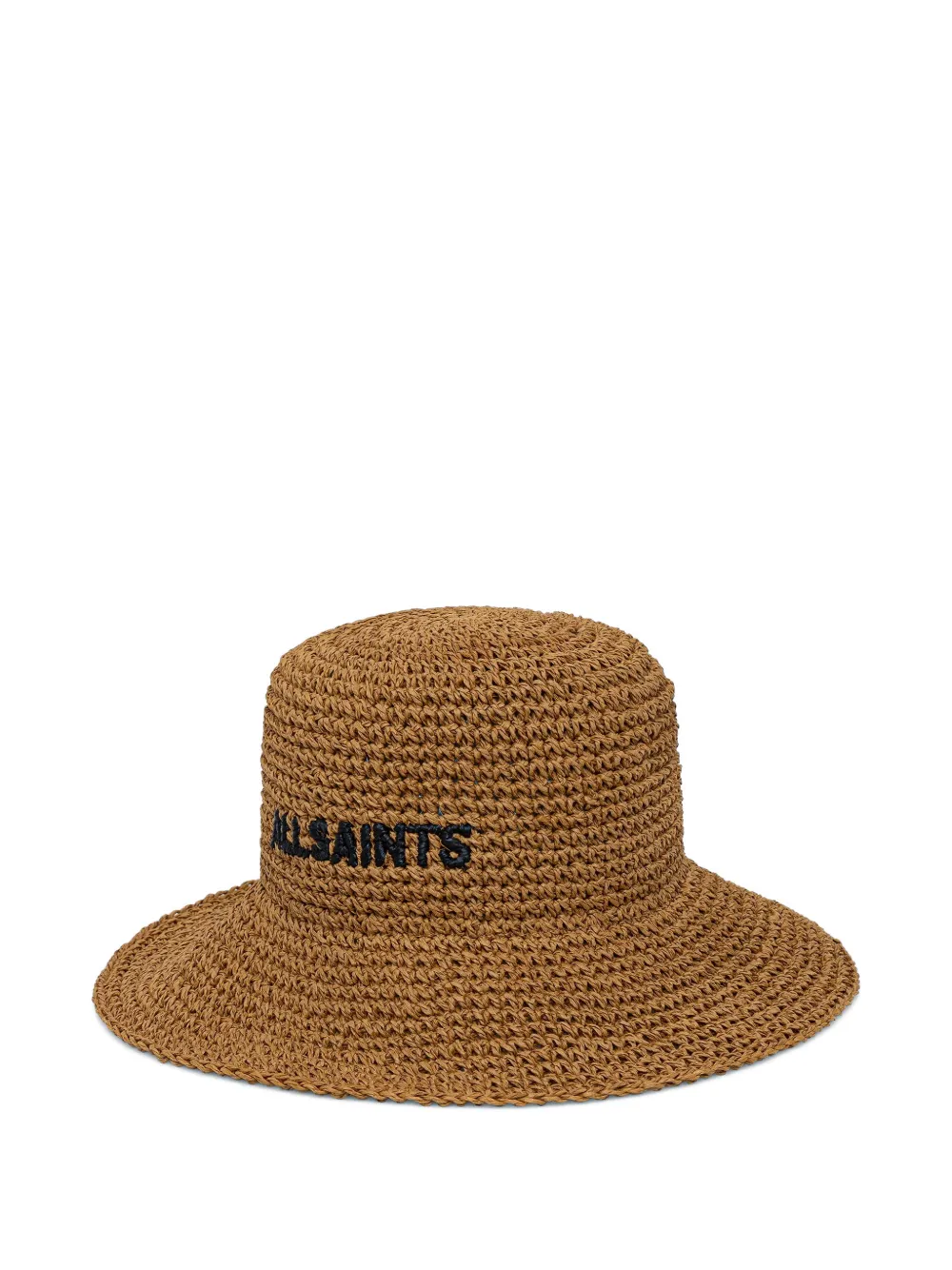 AllSaints Eli logo-embroidered sun hat - Braun