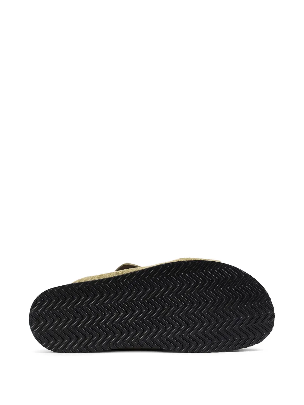 Doucal's crossover-strap suede sandals Beige