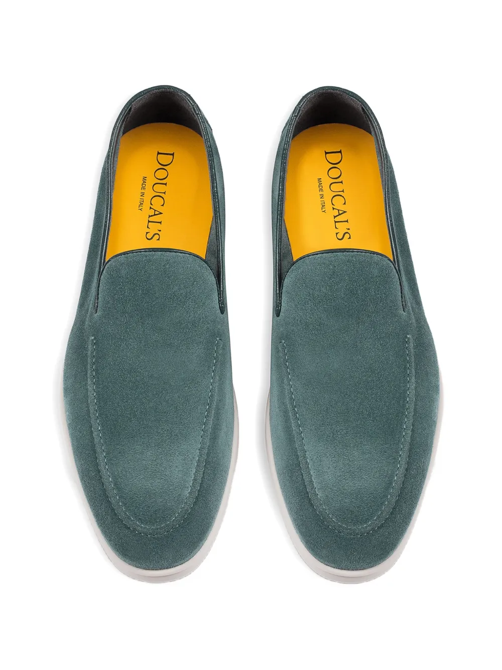 Doucal's Horizon suede loafers Blauw