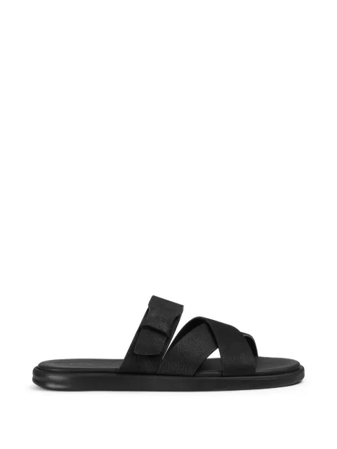 Doucal's crossover touch-strap sandals