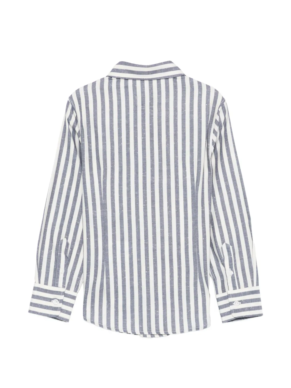  Fay Kids Camisa A Rayas - Azul 