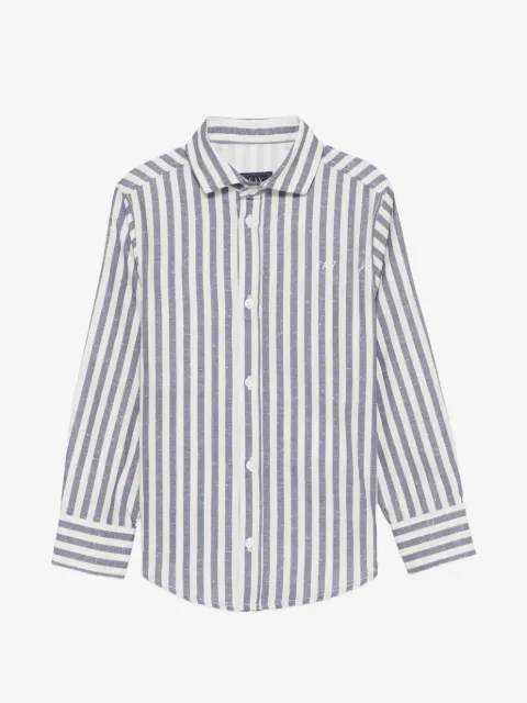 Fay Kids Camisa mangas longas com listras