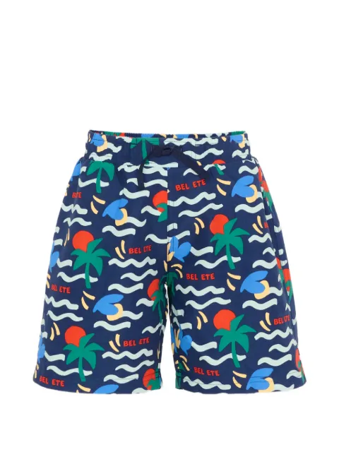 Petit Bateau short de bain à imprimé abstrait