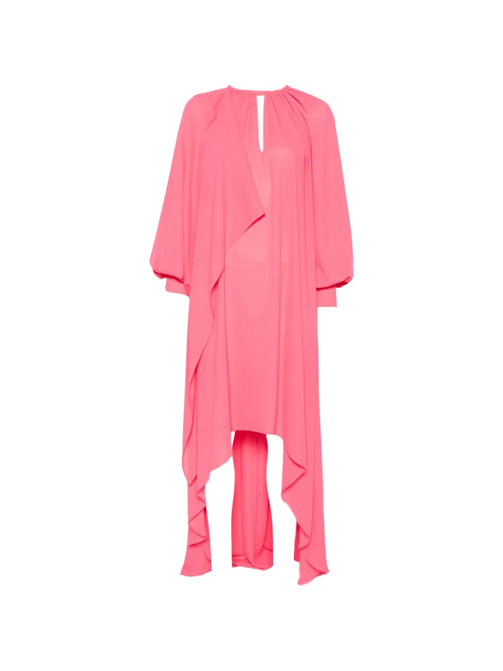 Gianluca Capannolo Amina draped asymmetric dress - Rosa