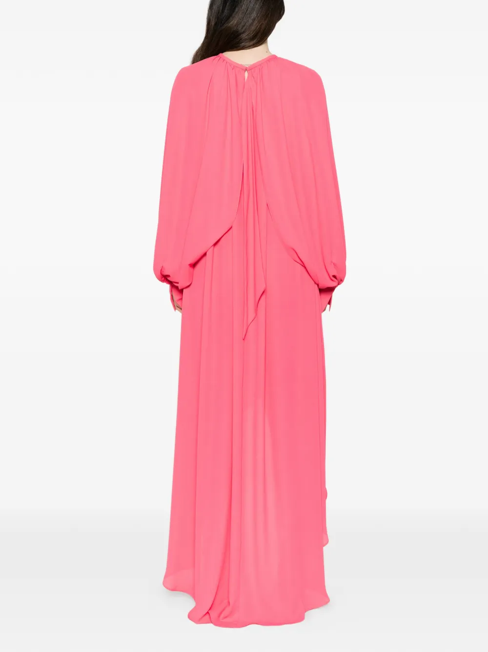 Gianluca Capannolo Amina gedrapeerde asymmetrische jurk Roze