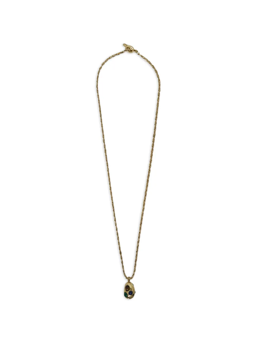 ALEMAIS egg-pendant necklace - Gold