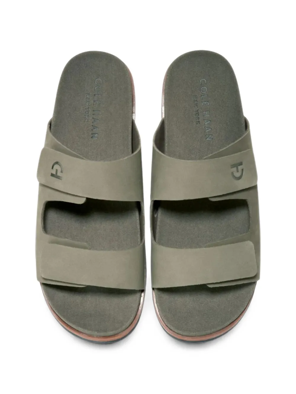 Cole Haan Sandalen met twee bandjes Groen