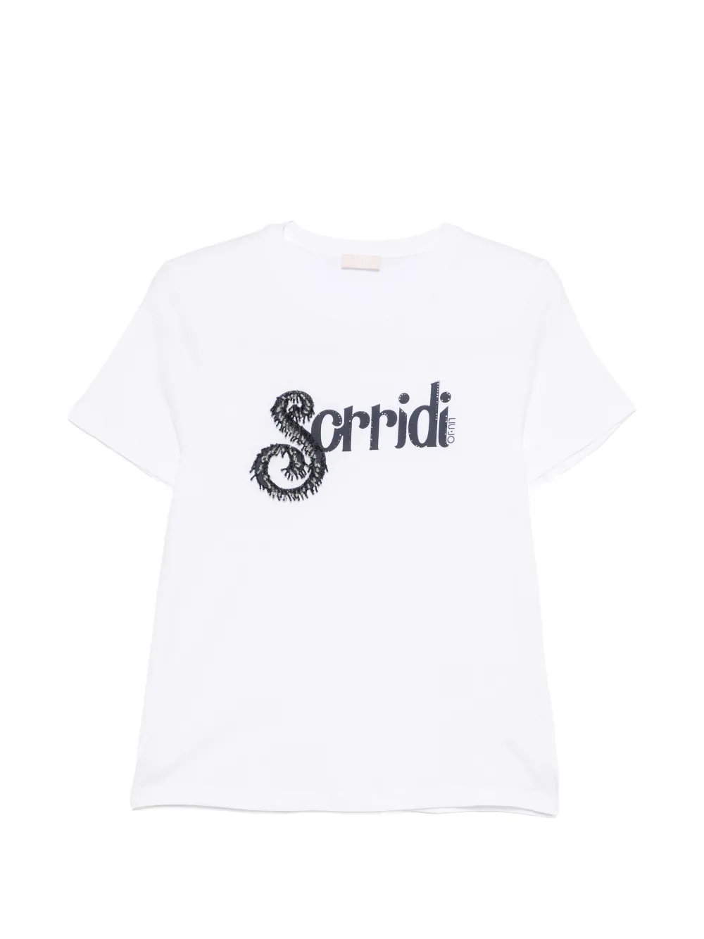 LIU JO embellished T-shirt - Bianco
