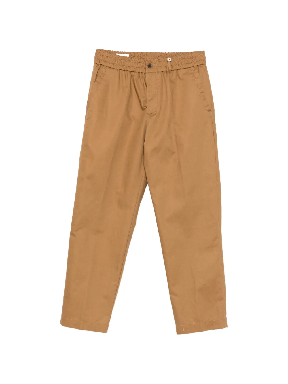 Myths elasticated-waistband trousers - Marrone