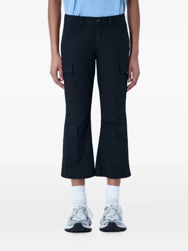 Balenciaga Capri Cargo Trousers in Black