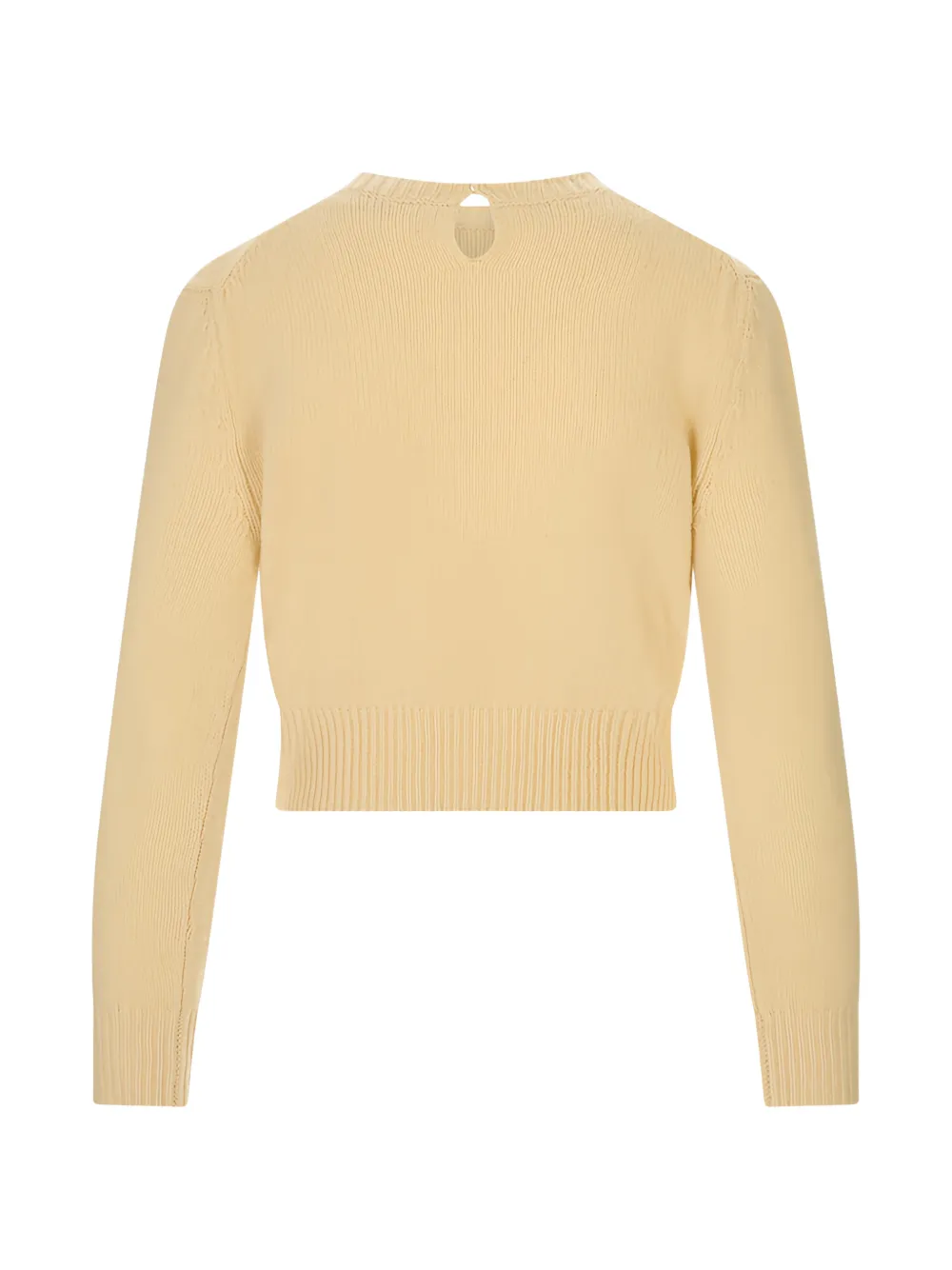 Jil Sander Cropped trui Beige