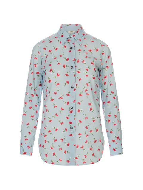 Jil Sander floral-print long-sleeve shirt