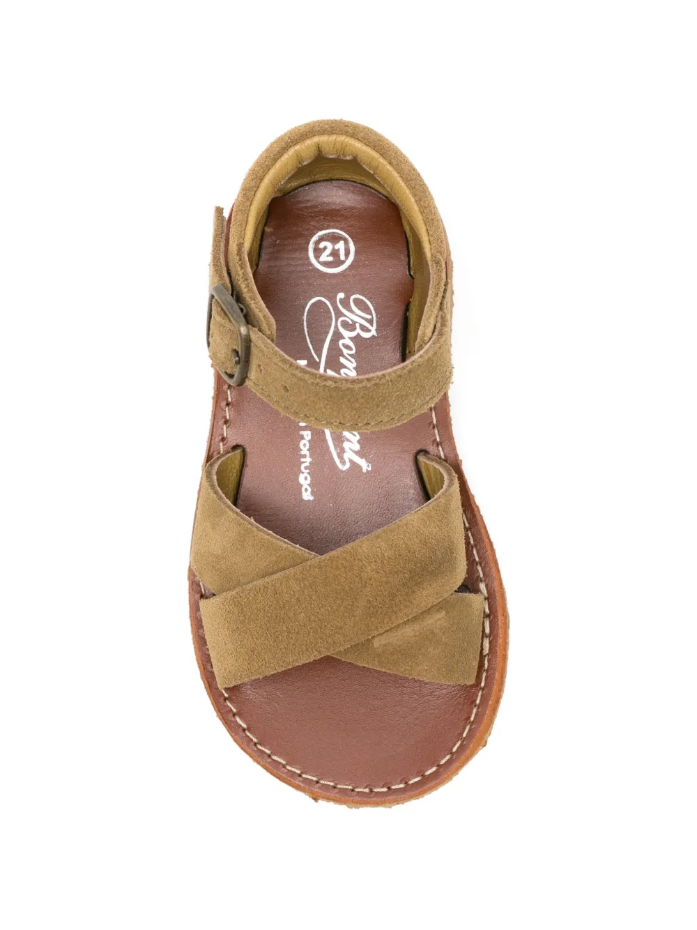 Bonpoint Lionel sandalen met open neus Beige