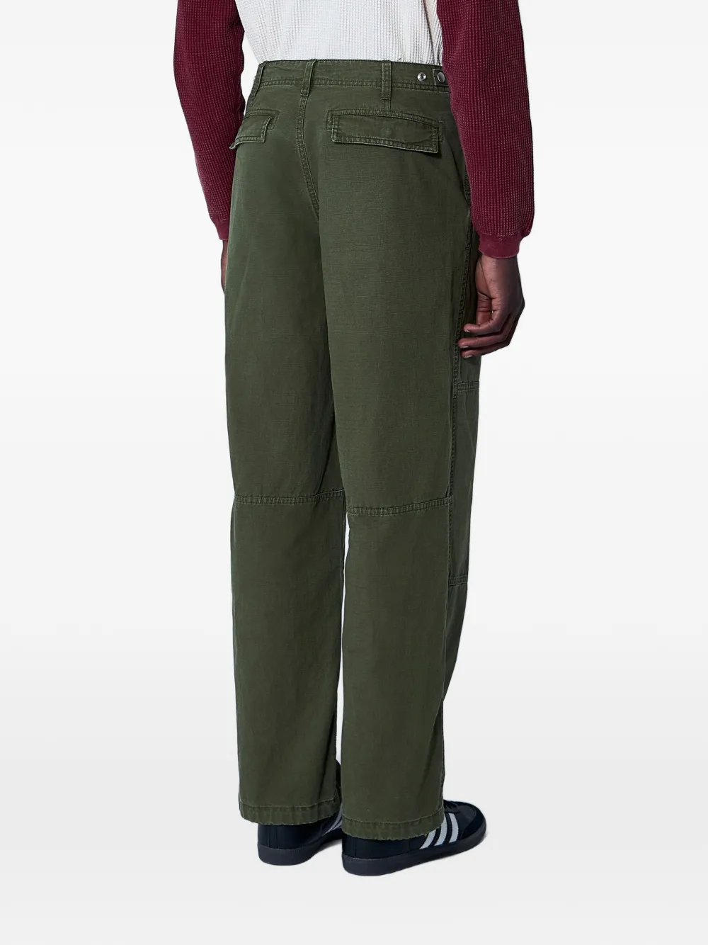 Stüssy Broek met toelopende pijpen Groen