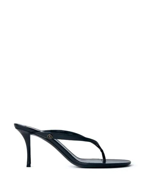 Saint Laurent thong strap heeled mules