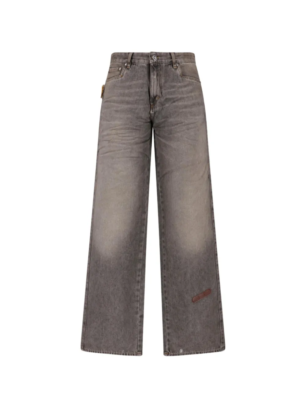 PDF Rich Kid wide-leg jeans - Grigio