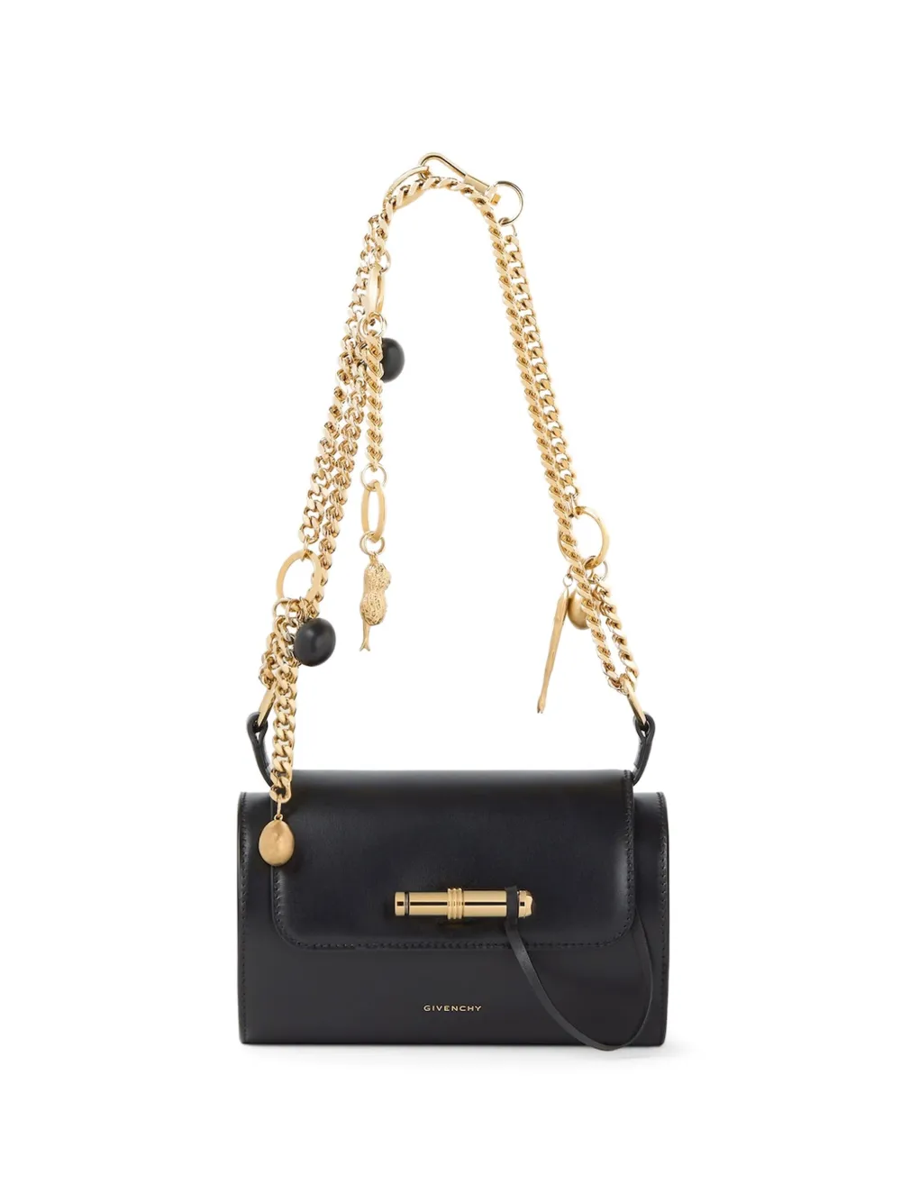 Givenchy small Pout charm-embellished shoulder bag - Nero