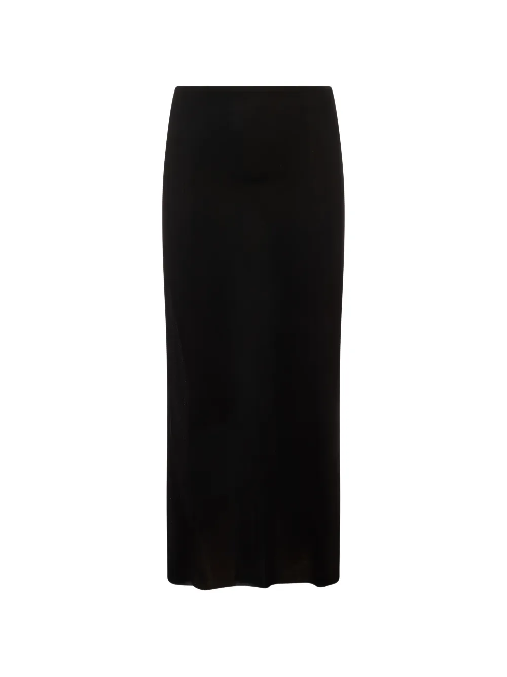 Jil Sander fine-knit semi-sheer midi skirt - Schwarz