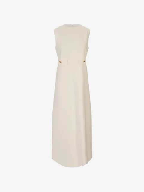 P.A.R.O.S.H. button-detail sleeveless dress