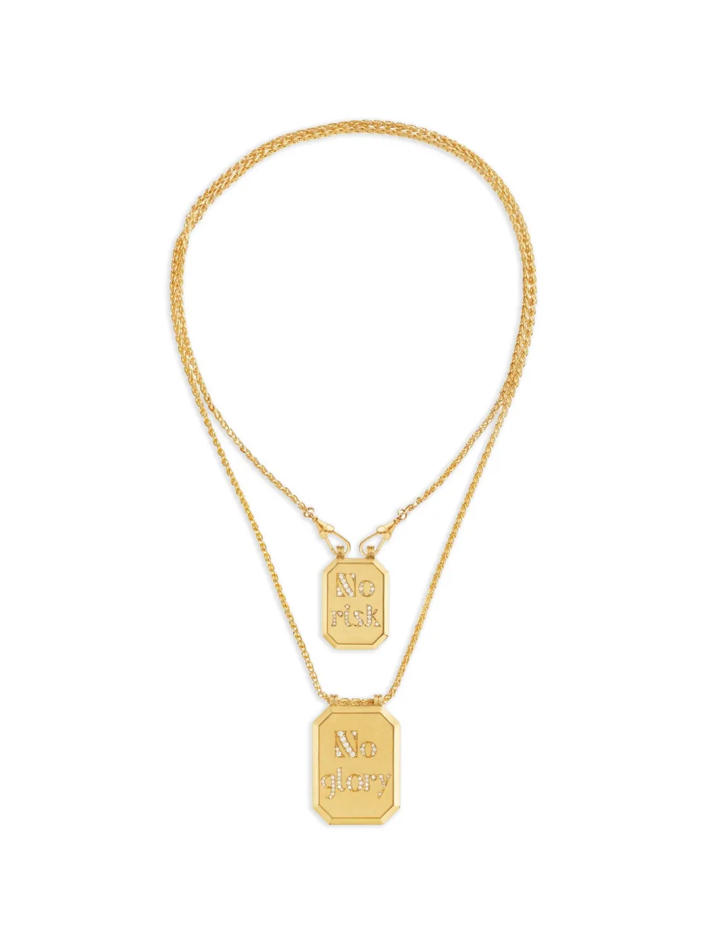 Marie Lichtenberg Collana No Risk No Glory con diamanti - Oro