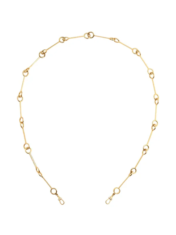 Marie Lichtenberg Diamond Stick-chain Necklace in Gold