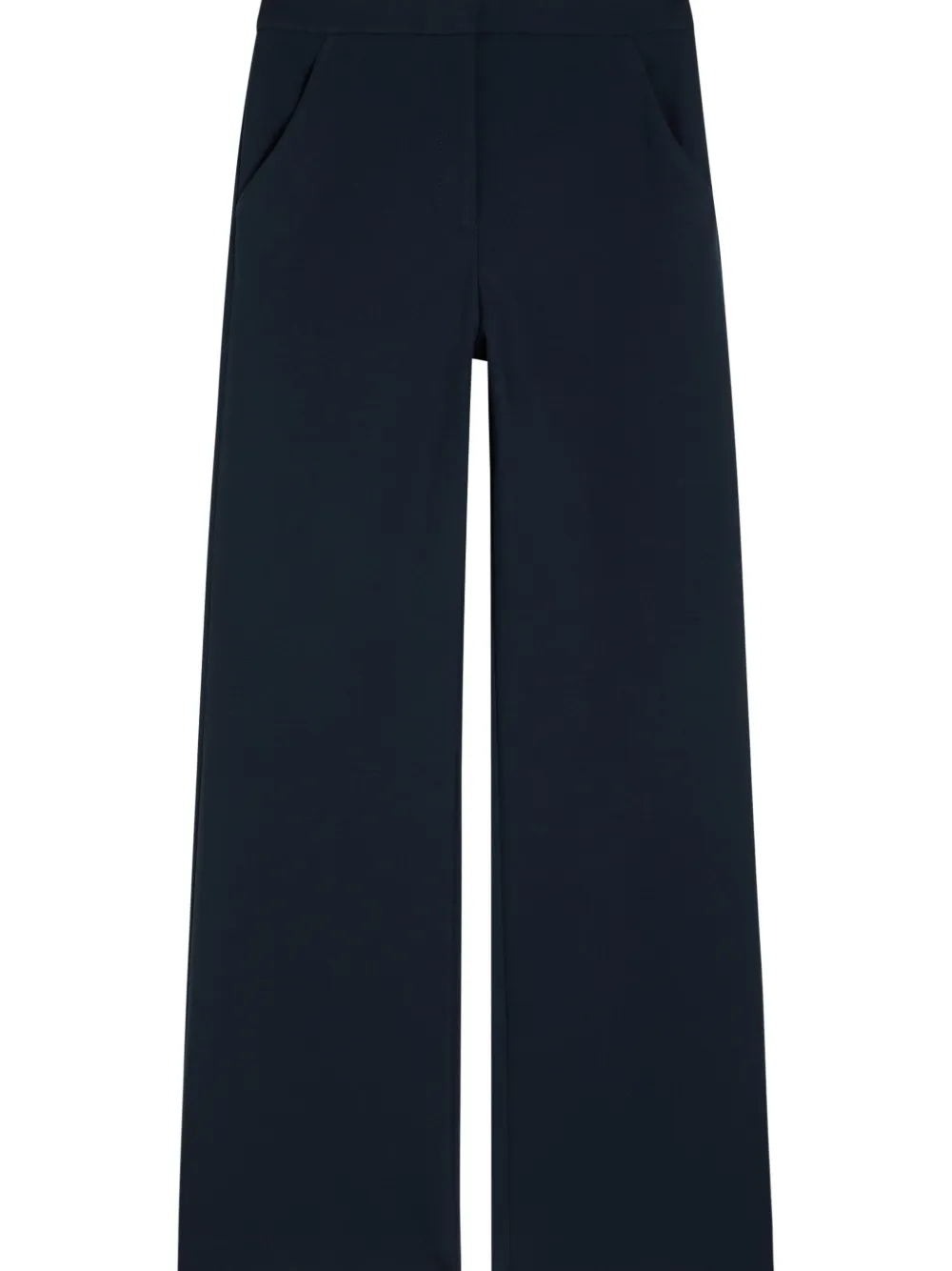 Veronica Beard Tonelli broek met wijde pijpen en zak Blauw