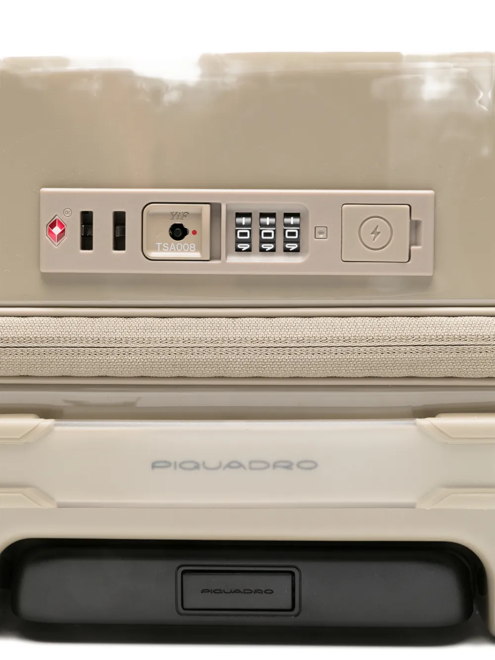 Piquadro Pop Suitcase In Neutral