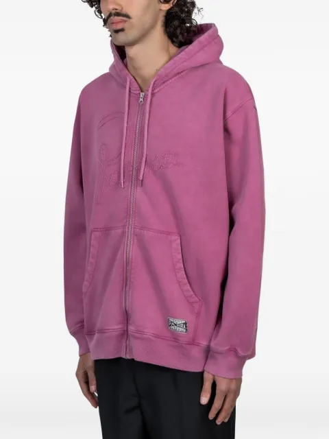 BY PARRA zip hooded sweatshirt