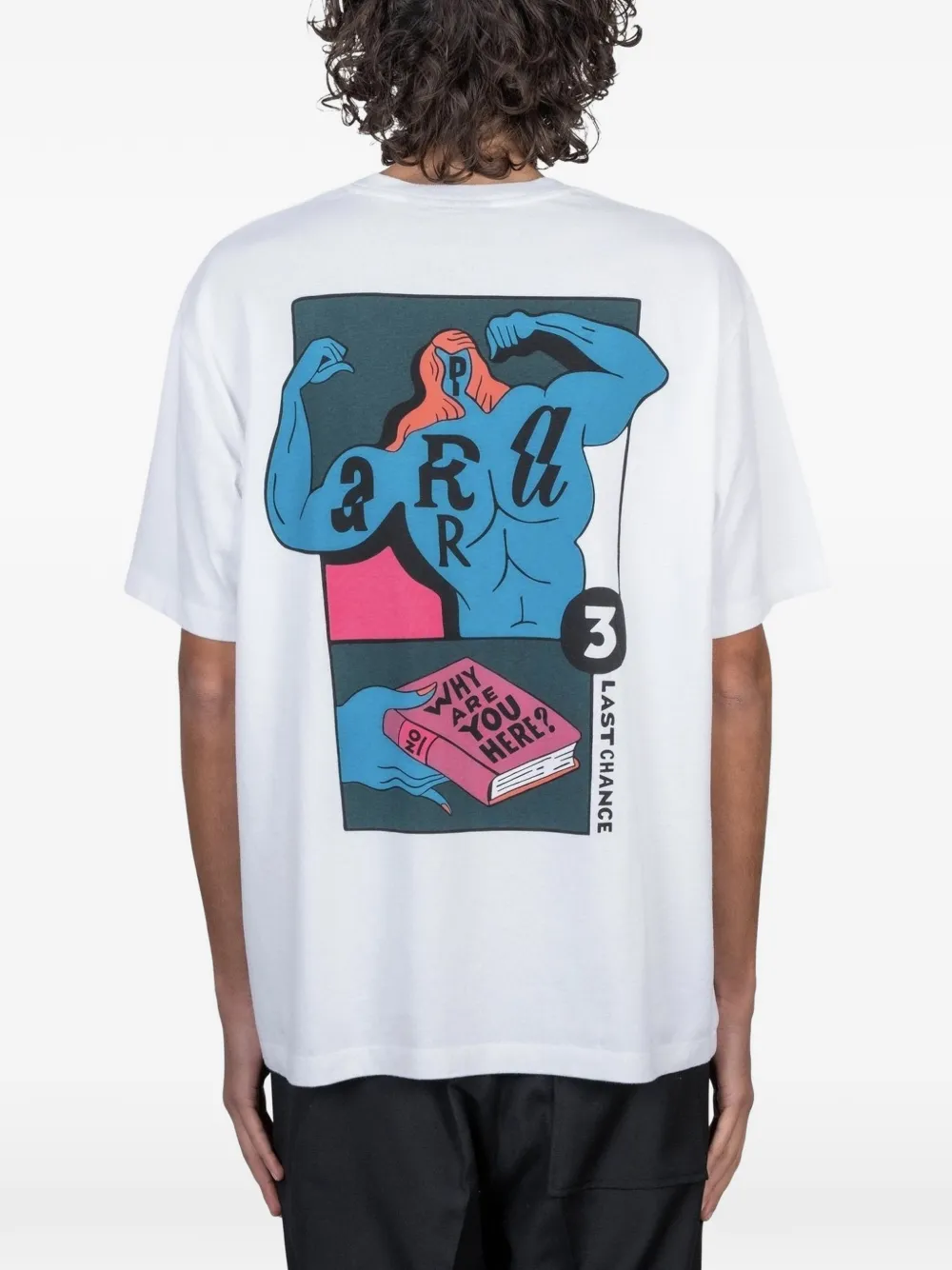 BY PARRA T-shirt met grafische print Wit