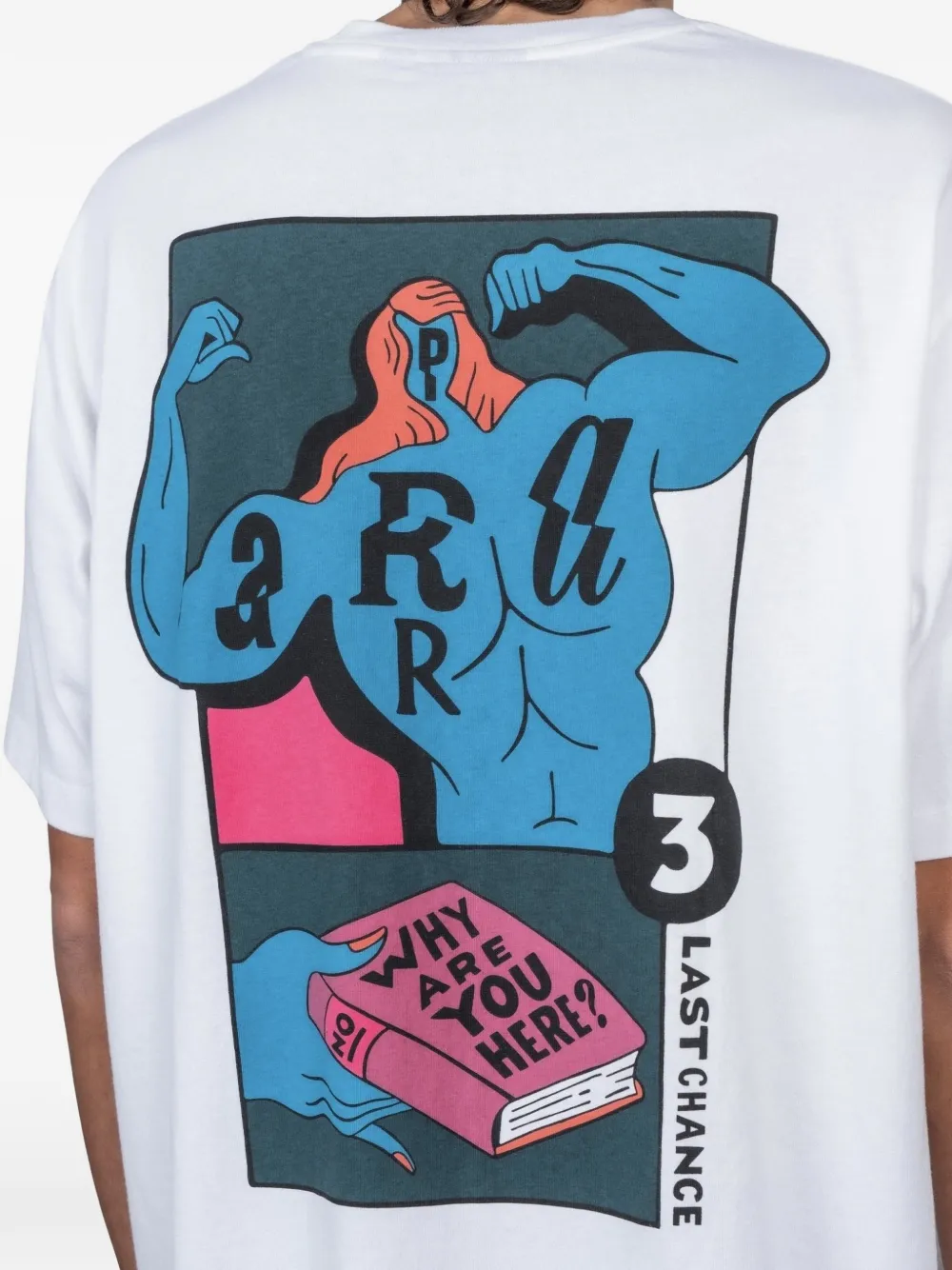 BY PARRA T-shirt met grafische print Wit