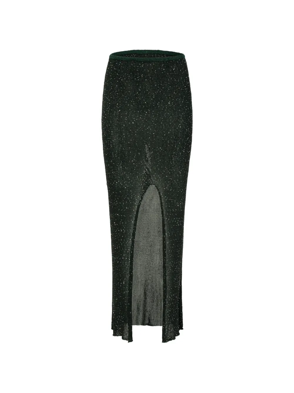 PARAMIDONNA Bruna split skirt - Schwarz