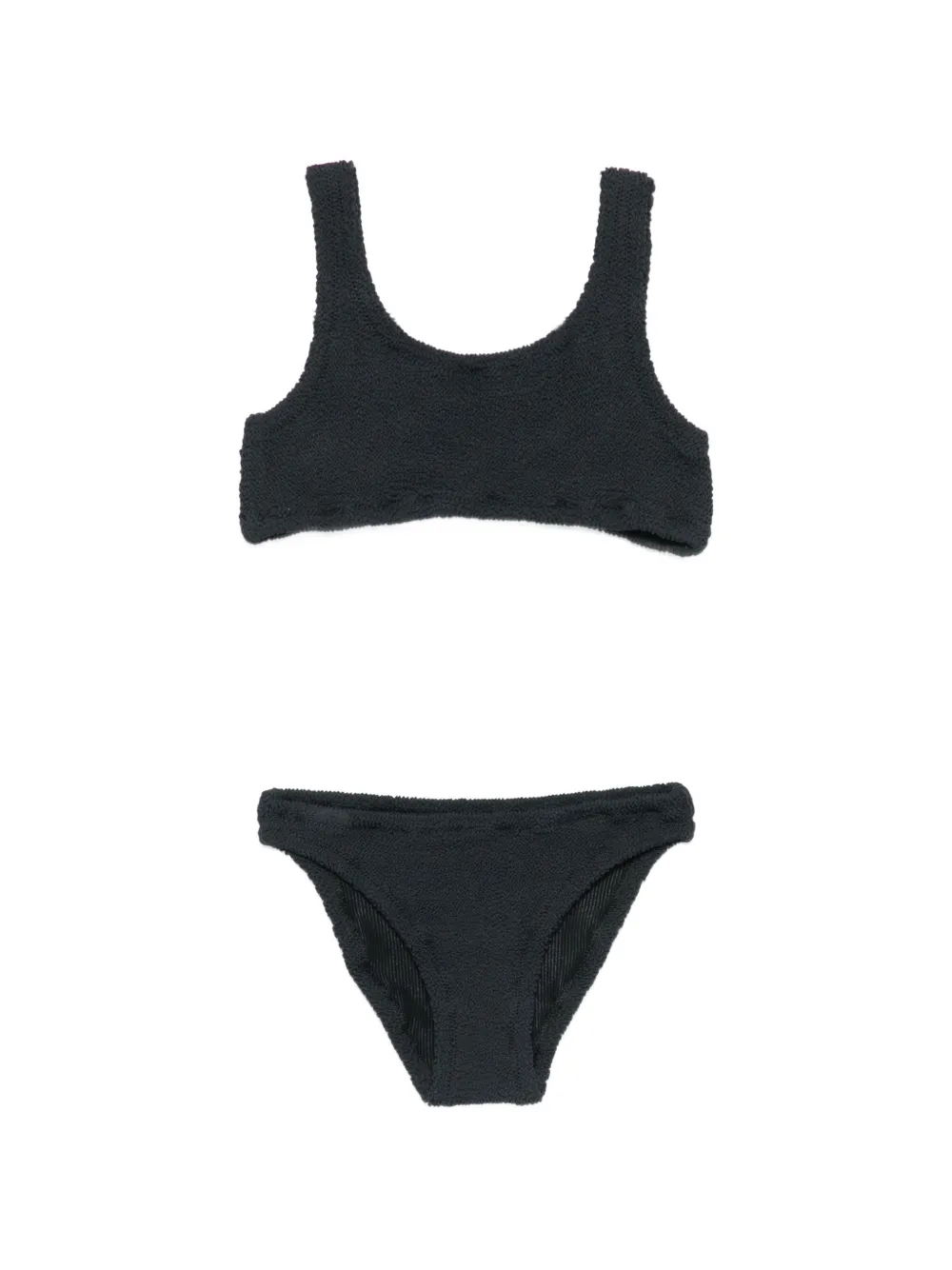 MC2 Saint Barth Kids bikini Baker à effet froissé - Gris