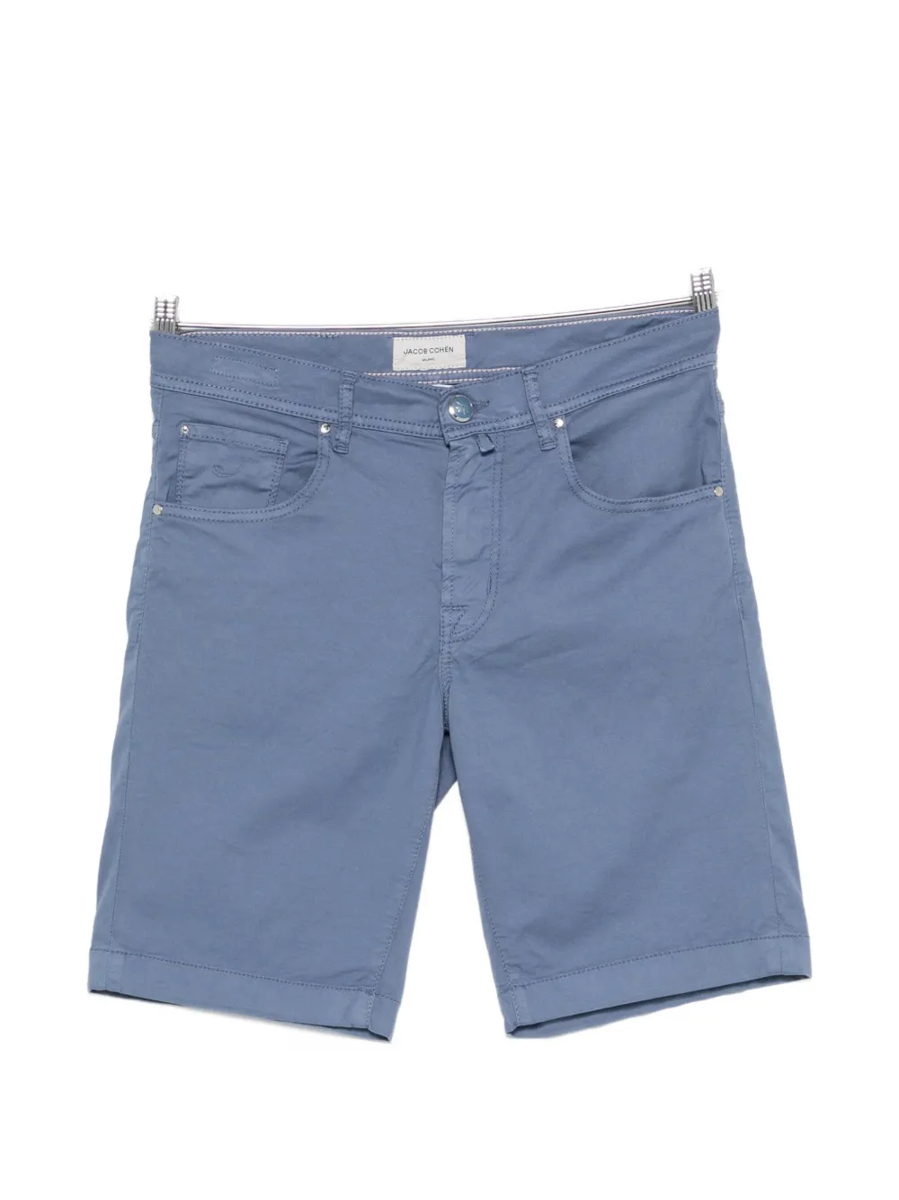 Jacob Cohën Nicolas logo-patch shorts - Blue