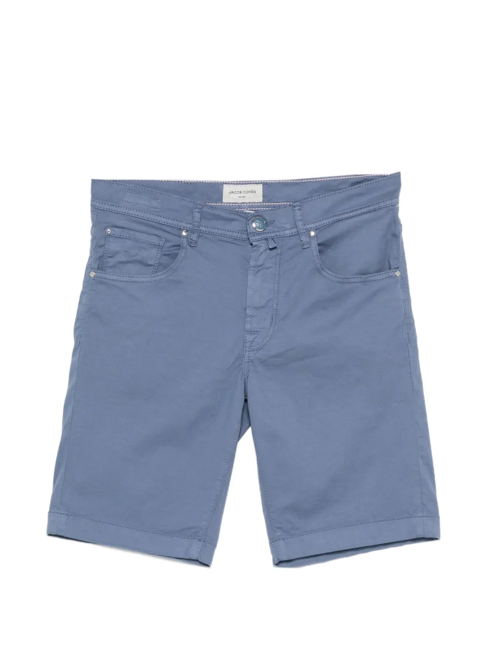 Jacob Cohën Nicolas logo-patch shorts - Blau