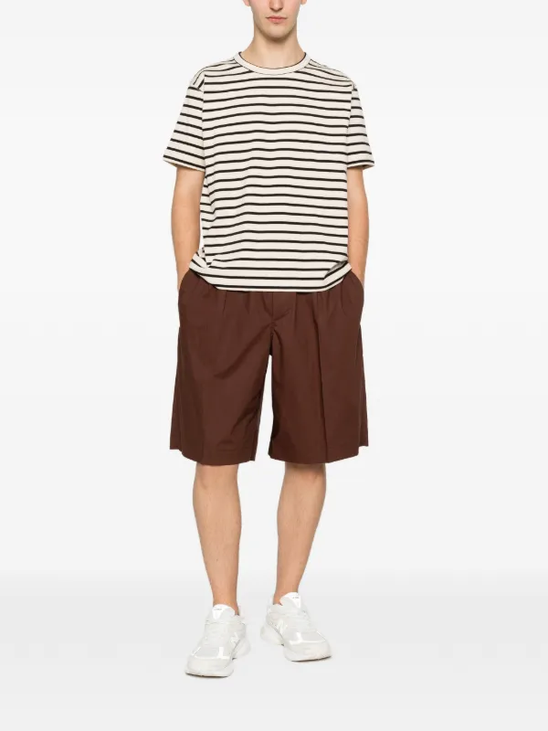 Junya Watanabe MAN ボーダー Tシャツ | ニュートラル | FARFETCH JP