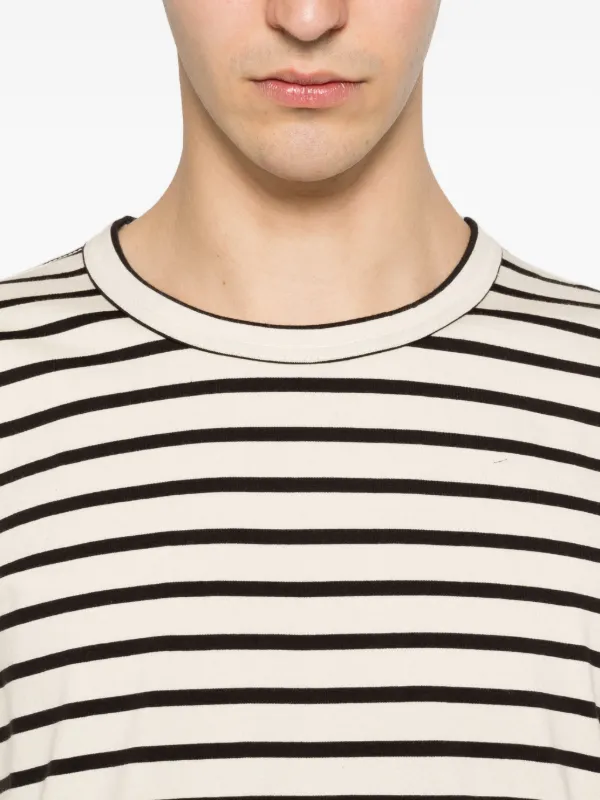 Junya Watanabe MAN ボーダー Tシャツ | ニュートラル | FARFETCH JP