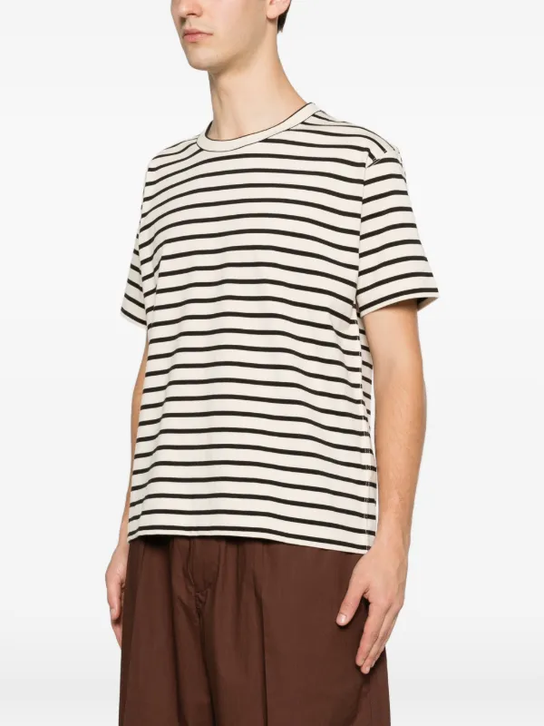 Junya Watanabe MAN ボーダー Tシャツ | ニュートラル | FARFETCH JP