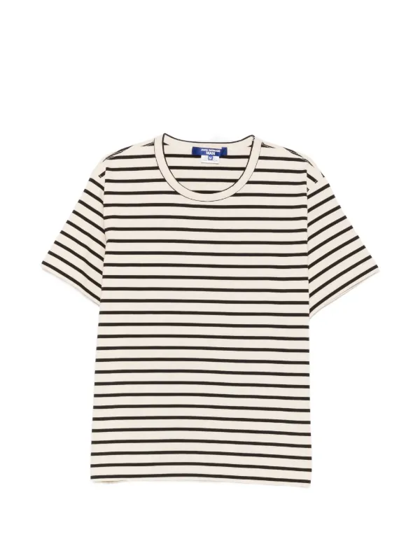 Junya Watanabe MAN ボーダー Tシャツ | ニュートラル | FARFETCH JP